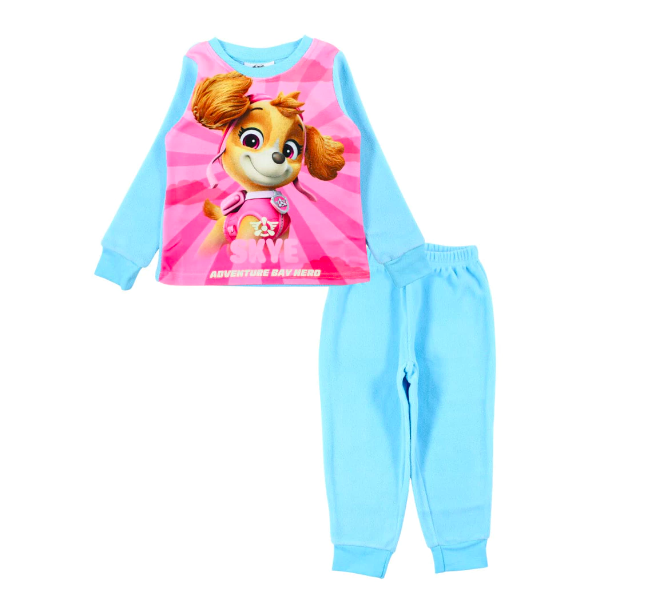 Skye Light Blue Fleecy Pyjama 